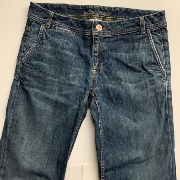 Vintage Y2K BR Wide Leg Low Rise Jeans - Picture 2 of 8